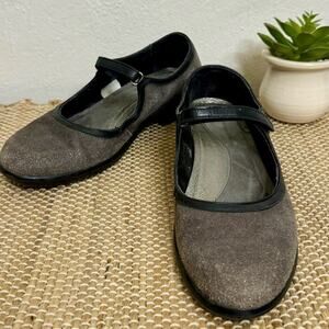 NAOT Mary Jane Leather Pumps Shoes Gray 36 | US 5.5